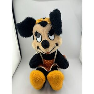 Vintage Walt Disney Minnie Mouse 60-70s Plush Toy 15' Inch